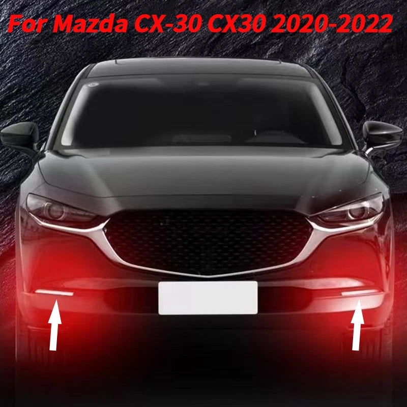 Front Fog Lamp Light Cover Trim 2x for Mazda CX-30 (2020–2022)