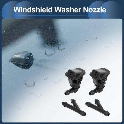 Windshield Washer Nozzle & Hose Connector for Jeep Wrangler (2011-2018)
