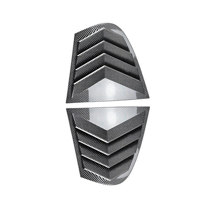 Rear Window Shutter Louver Cover Trim for BMW 5 Series E60 E61 (2004-2010)