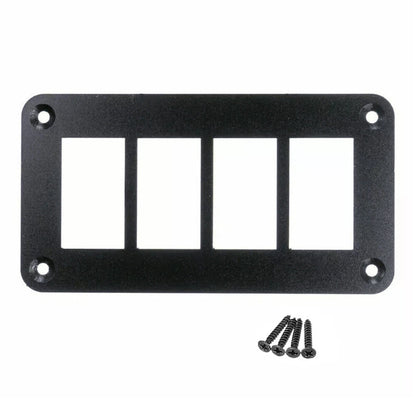 4 Gang Rocker Switch Frame Bracket Mount for Car Boat RV
