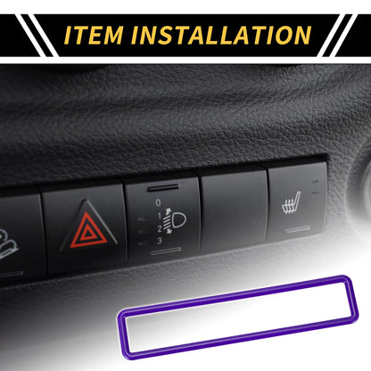 Emergency Light Switch Panel Trim for Jeep Wrangler JK (2011-2017) Purple