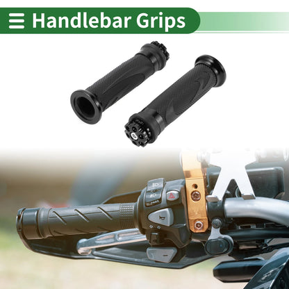 7/8" Motorcycle Hand Grips Cover Handle Bar Throttle Grips Aluminum Alloy