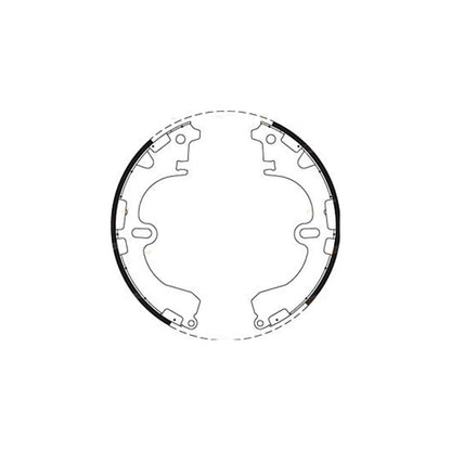Rear Brake Shoes for Toyota Corolla Sprinter (1991–1999)