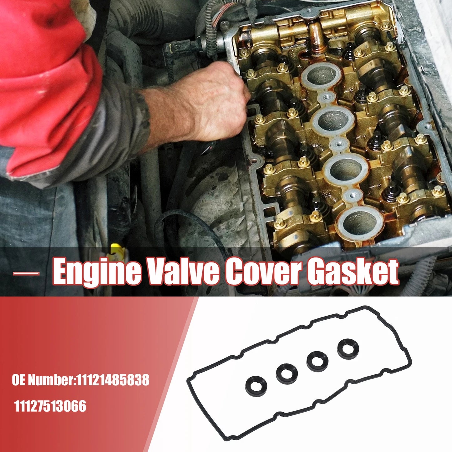Engine Valve Cover Gasket Set for Mini Cooper 1.6L (2002-2008)