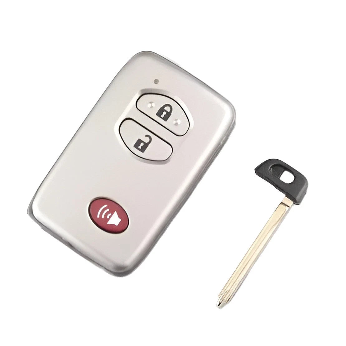 3 x Button Key Fob Case Shell for Toyota Prius, Land Cruiser, Camry (2001-2023)