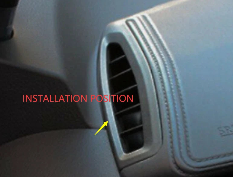 Chrome Inner Front Upper Air Outlet Vent Cover Trim for Toyota C-HR (2018-2023)