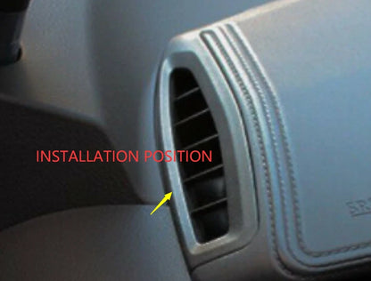 Chrome Inner Front Upper Air Outlet Vent Cover Trim for Toyota C-HR (2018-2023)