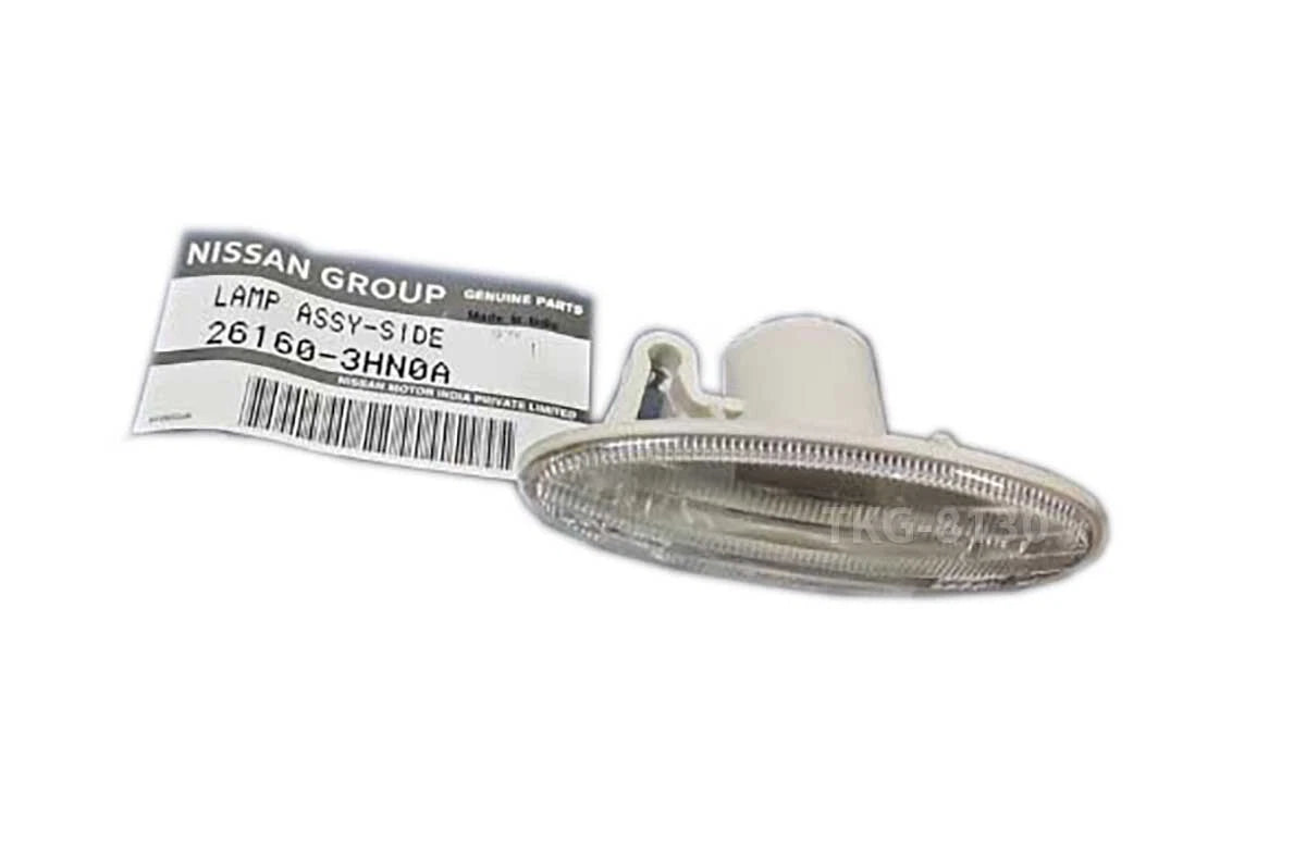 Side Flasher Light for Nissan Versa, Sunny, Frontier, Juke, Micra (2007-2023)