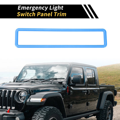 Emergency Light Switch Panel Trim for Jeep Wrangler JK (2011-2017) Light Blue