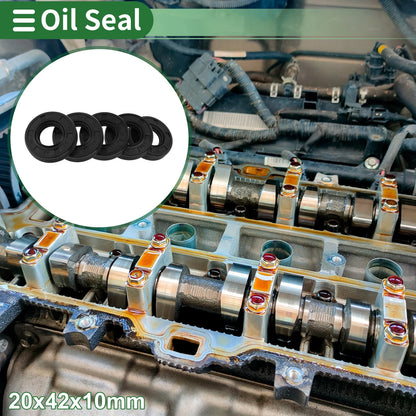 Oil Seal 20x42x10mm NBR Rubber Seal Ring Rotary Shaft for Make Model