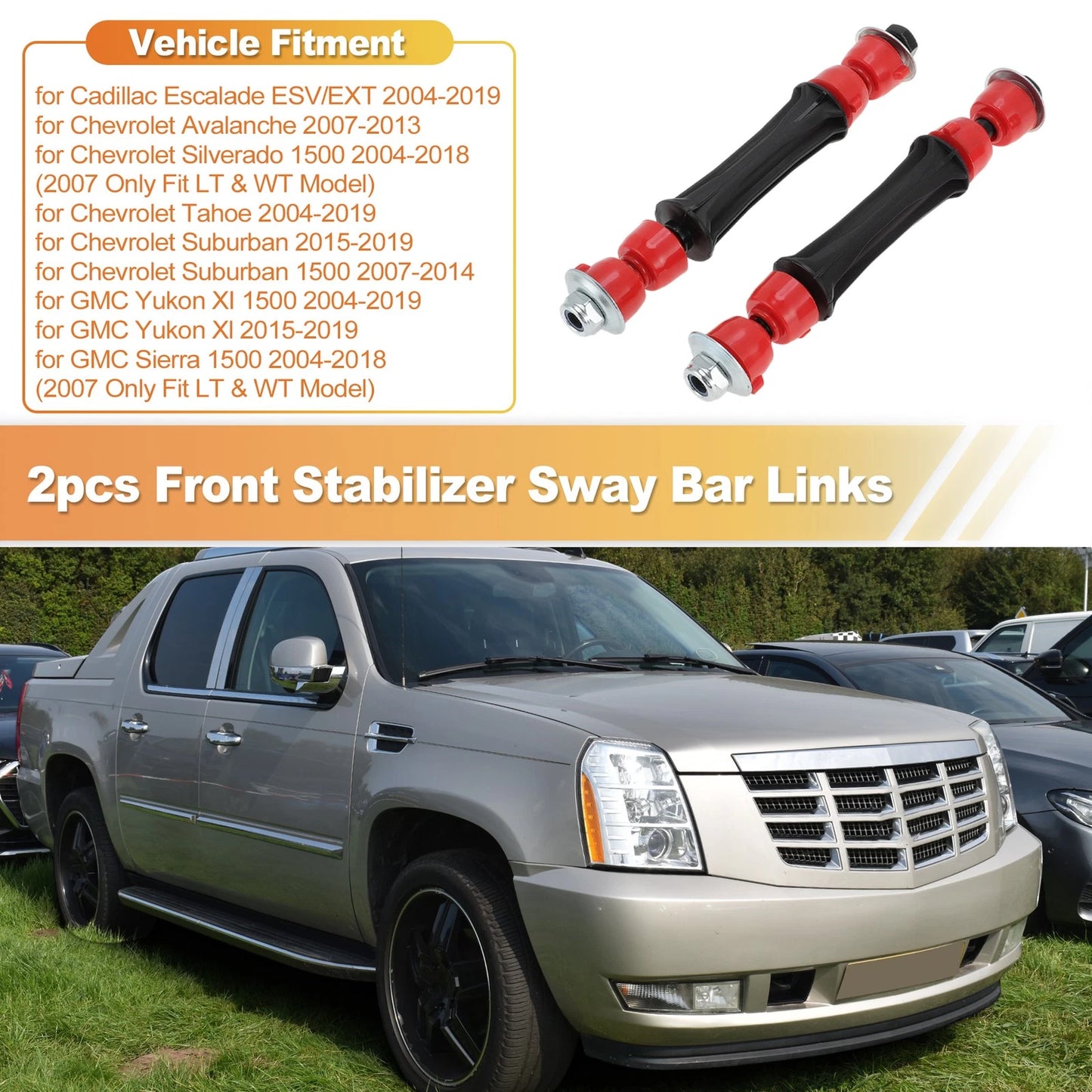 Front Sway Bar Links for Cadillac Escalade Chevy Silverado