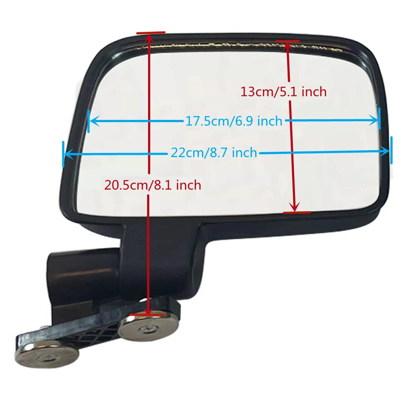 Magnetic Tractor Mirror for KUBOTA B & JOHN DEERE - Strongest Magnets