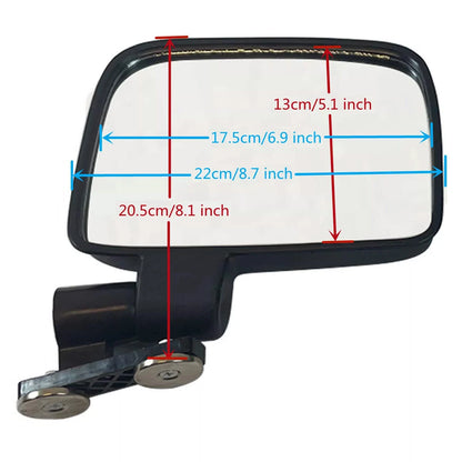 Magnetic Tractor Mirror for KUBOTA B & JOHN DEERE - Strongest Magnets
