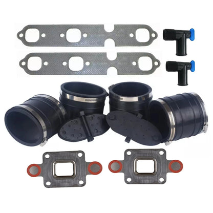 4" Dry Joint Exhaust Manifold Bellow Kit for MerCruiser GM V6 1990-2000