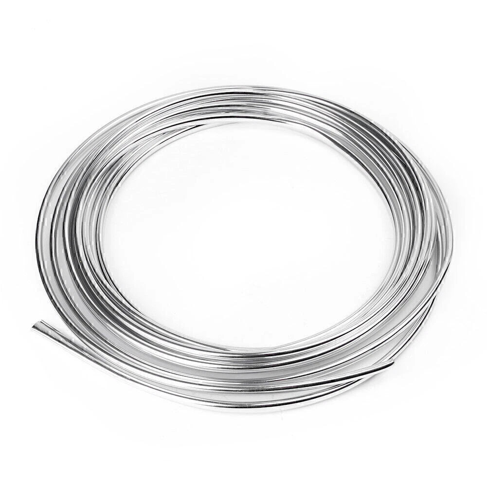 6M Chrome Car Door Edge Scratch Guard Protector Moulding Trim Strip