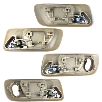 Interior Inner Door Handle Beige Set 4 Fits Honda Accord CG 4D Sedan 1998-02 D06
