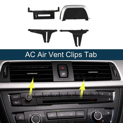 AC Air Vent Clips Tab for BMW Left Right Front Center 1 Set