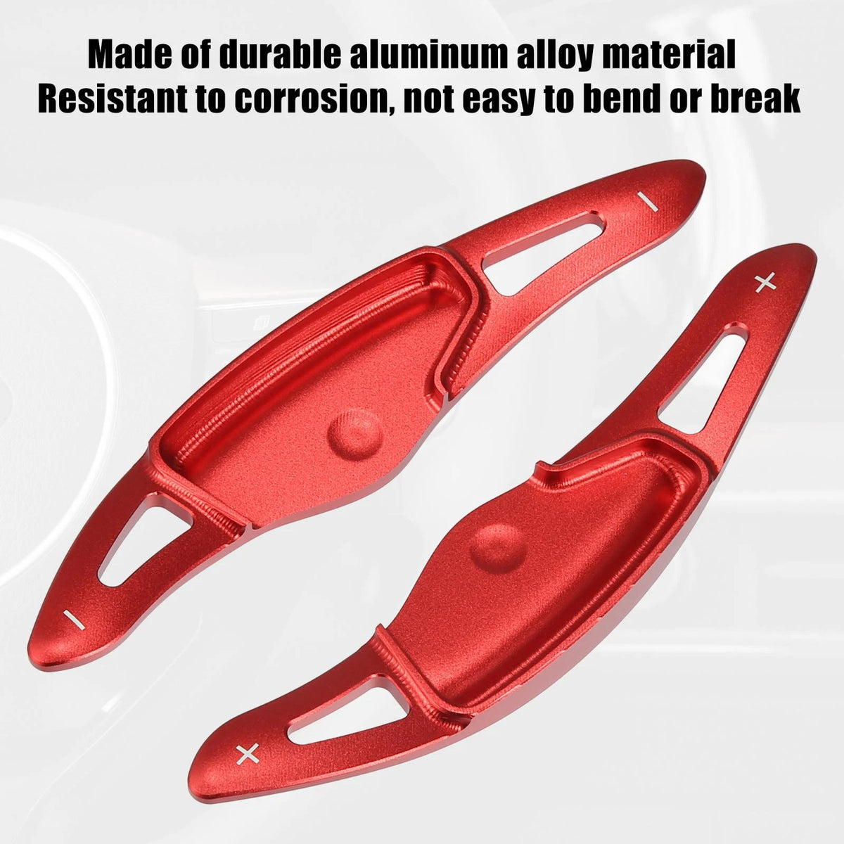 Steering Wheel Paddle Set for Hyundai Elantra Sport (2017-2019) Aluminum Red