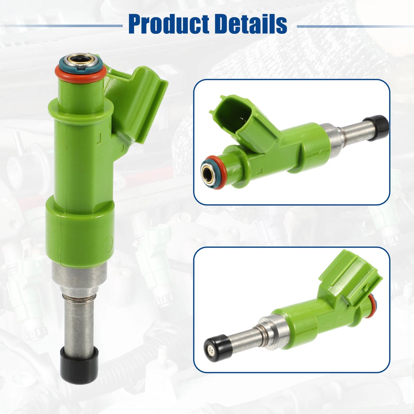 4 x Fuel Injector Nozzles for Toyota Hilux Vigo, Land Cruiser (2005-2015)