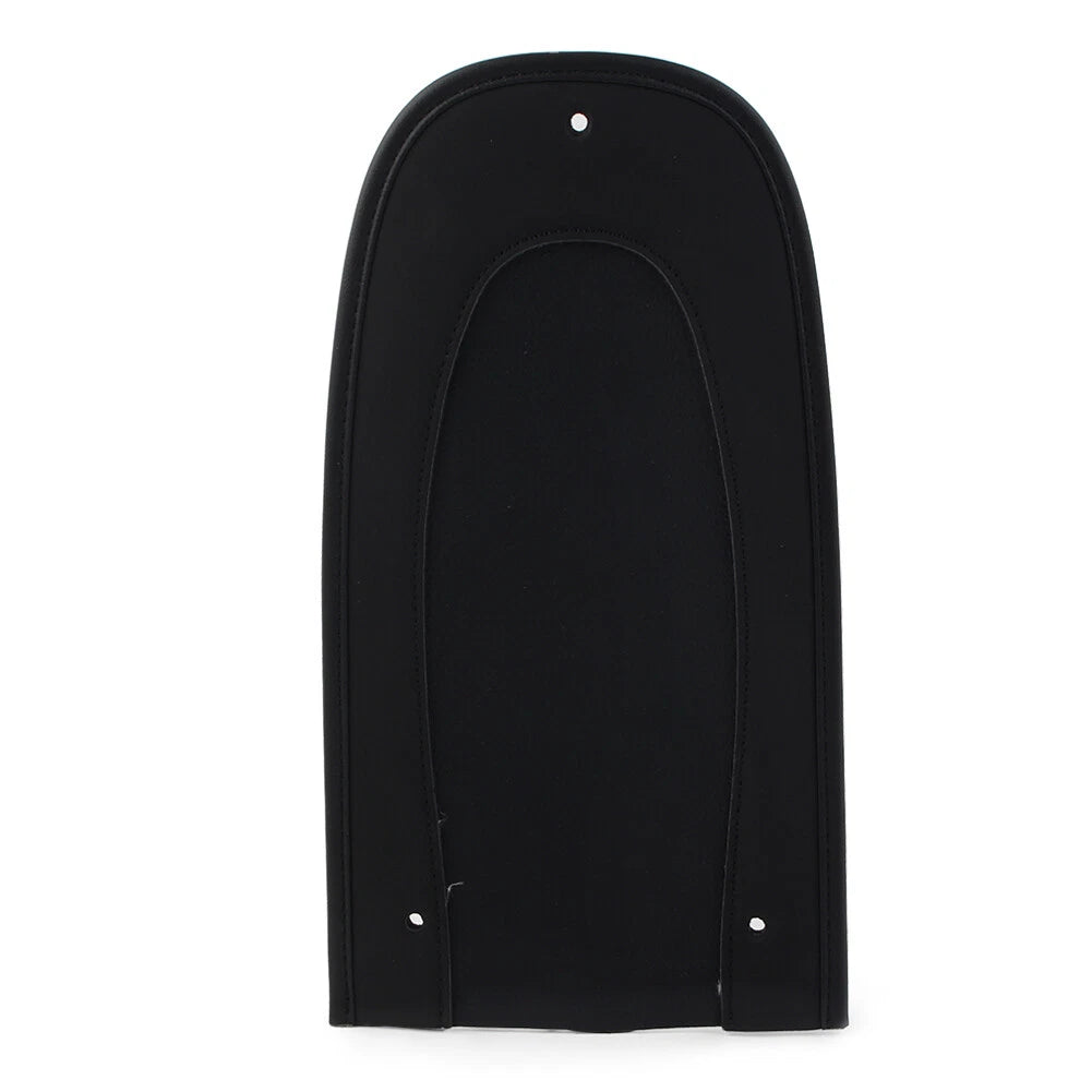 Black Flame Rear Fender Bib Leather Solo Seat for Harley Street Glide (2006-2023)