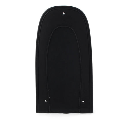 Black Flame Rear Fender Bib Leather Solo Seat for Harley Street Glide (2006-2023)