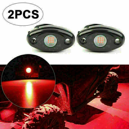 9W Red LED Rock Lights for JEEP Offroad Truck Underbody (2010-2023)