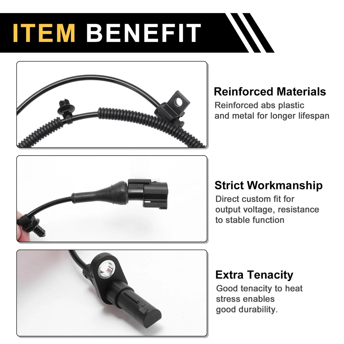 ABS Wheel Speed Sensor for Ford F-150 2010 (Front Left & Right)
