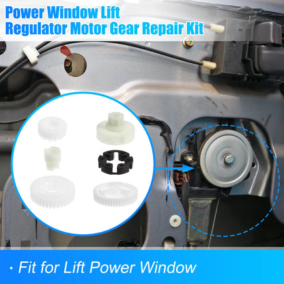 6 Pcs Power Window Lift Motor Gear Kit for Mazda 3 5 6 CX-7 CX-9 RX-8 (2004-2013)