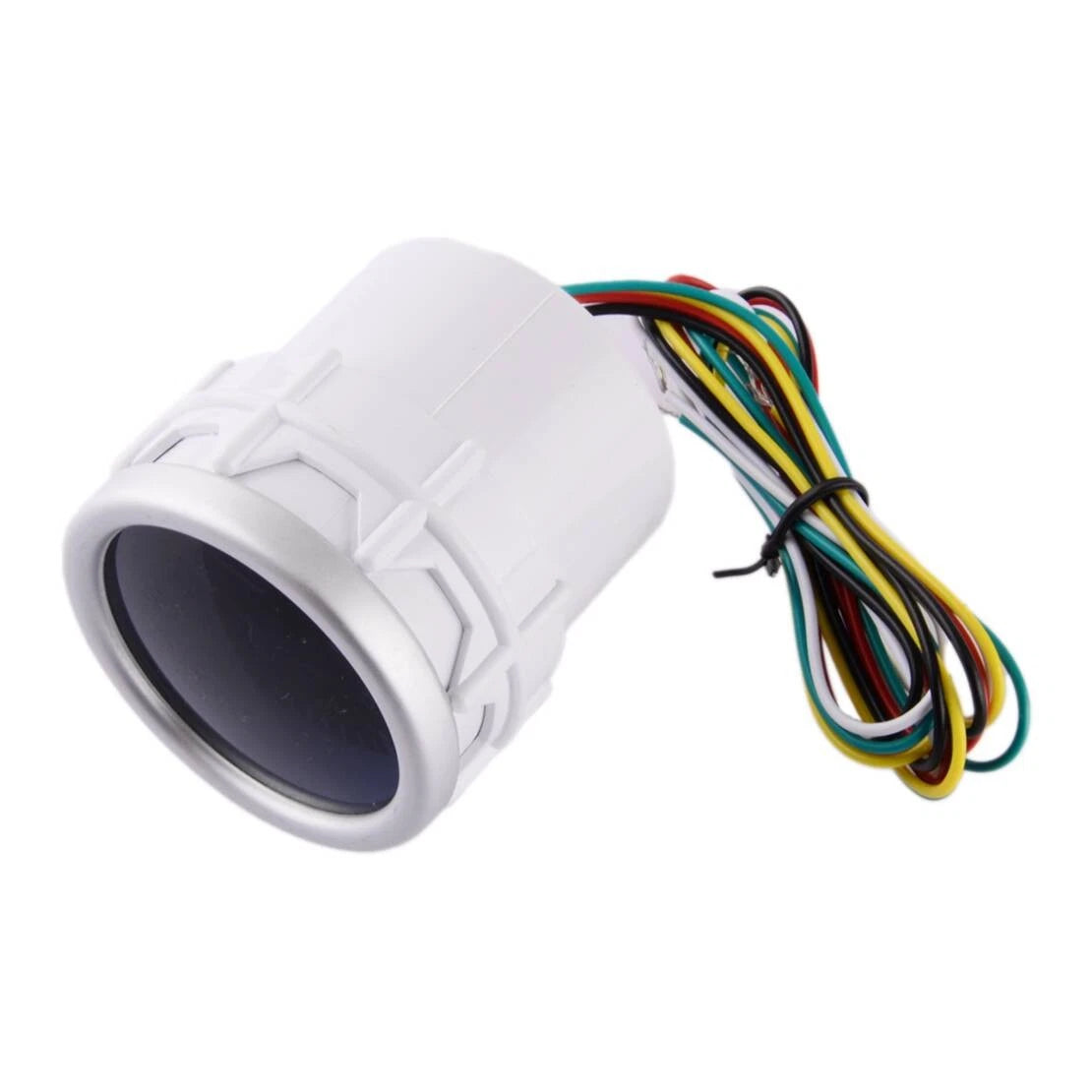 2" 52mm 12V White LED Tachometer Gauge for Car (0-8000 RPM) Black Face