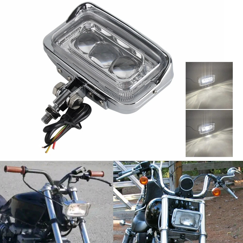 LED Headlight for Honda CB500/650, Suzuki GS550, Harley Softail (2013-2023)