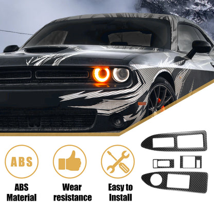 Window Lift Trim Switch Panel Stickers for Dodge Challenger (2008 - 2014)