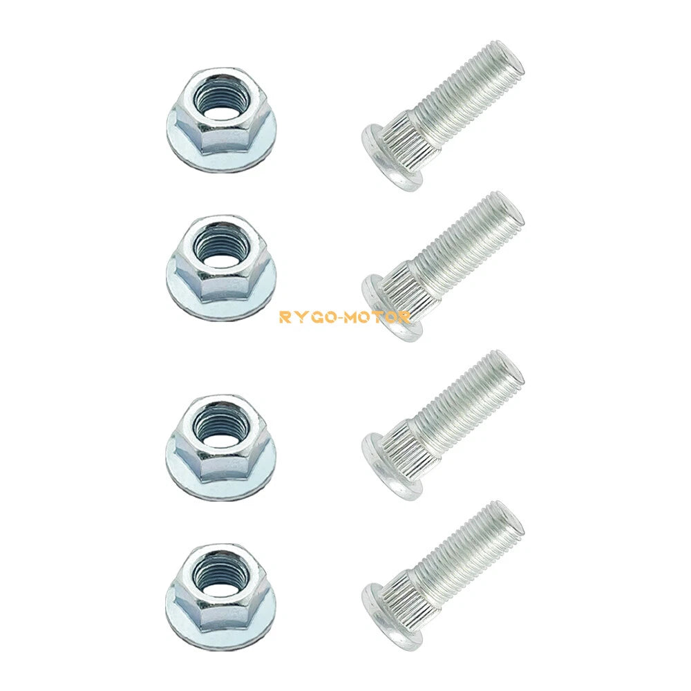 4 x Rear Wheel Studs & Nuts for Polaris Sportsman 300–800