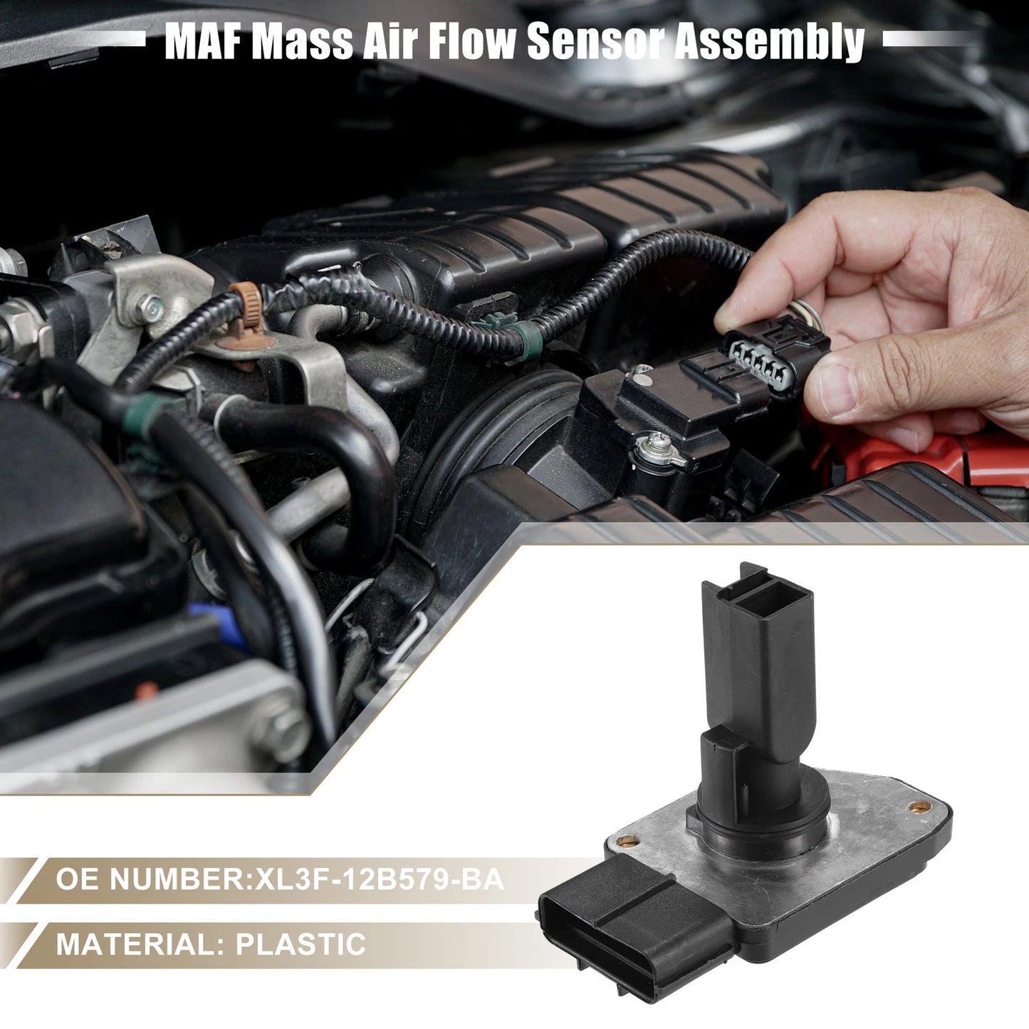 MAF Mass Air Flow Sensor for Ford F-150, F-250 (2000-2003)