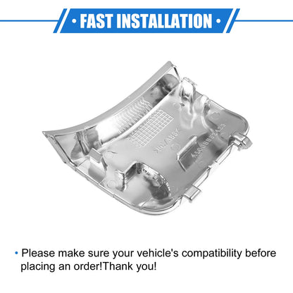 Car Tow Hook Eye Hole Cover for Mercedes-Benz GLS 450 (2016-2023) Silver Tone