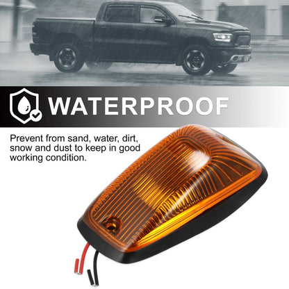5 pcs Top Cab Marker Light Yellow Cover for Chevrolet K2500 (1998)