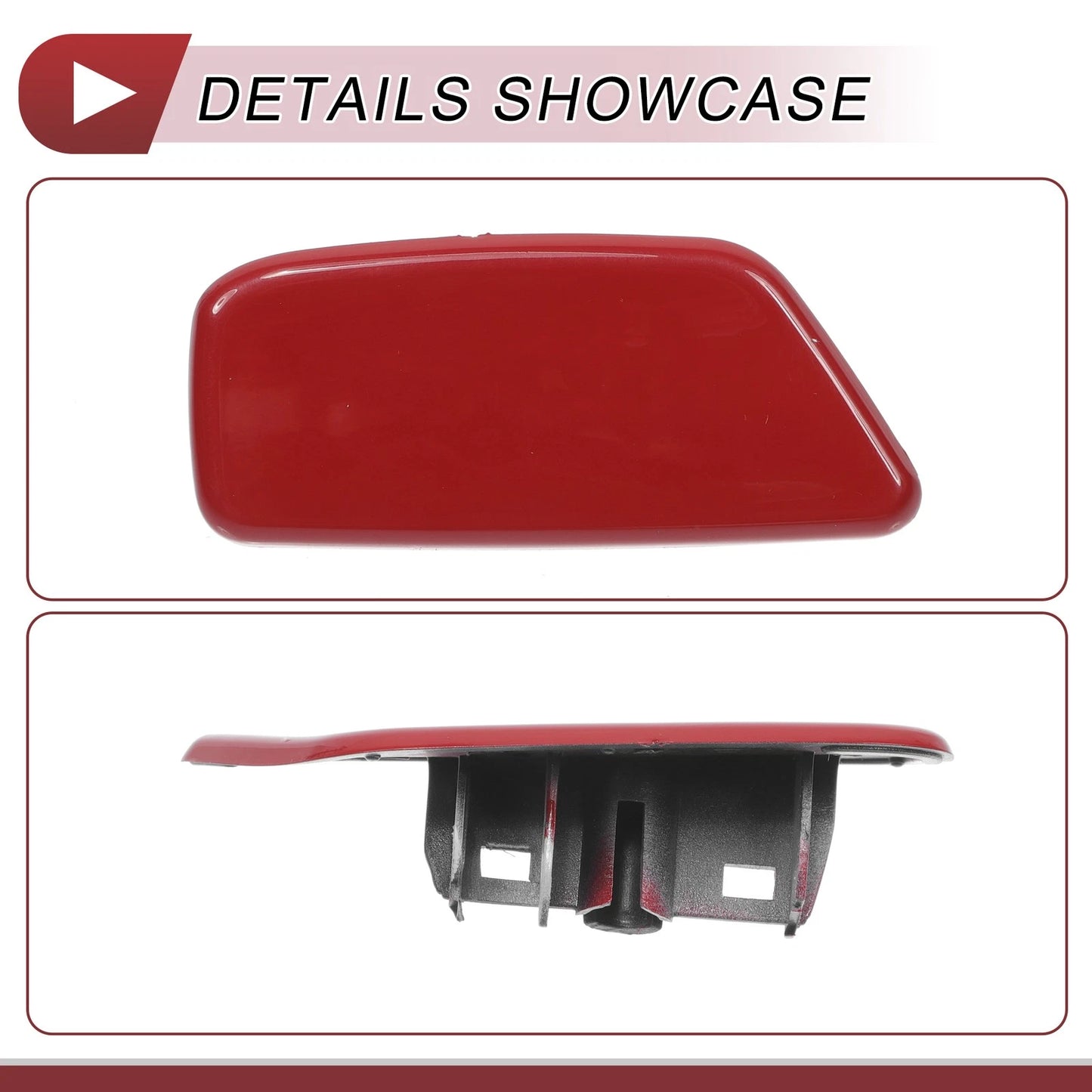 Red Front Right Washer Nozzle Cover for Subaru Forester (2009-2012)