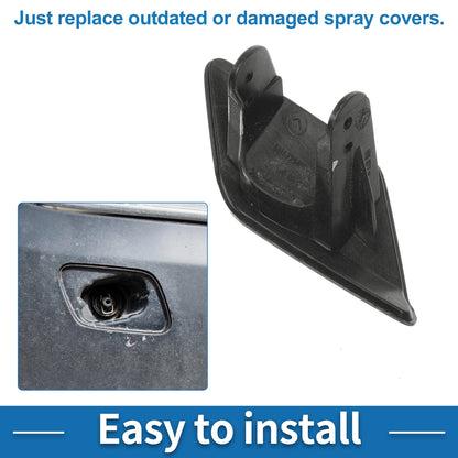 Front Left Washer Nozzle Cover for BMW 428i (2014-2016) - Black Cap