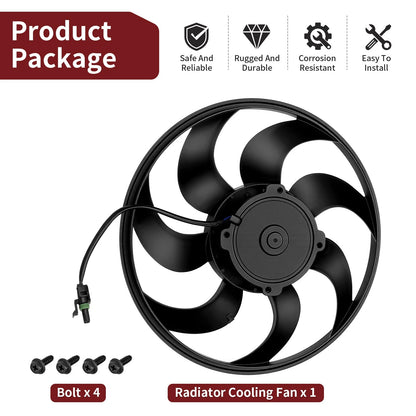 Radiator Cooling Fan for Can Am Maverick X3 Max Turbo R (2017–2024)