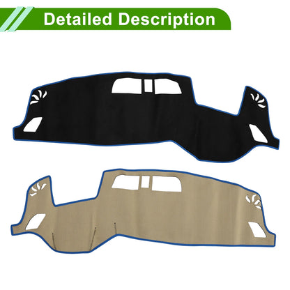 Dash Cover Mat for Mitsubishi Outlander 3 PHEV GN0W Black Blue (2013-2023)