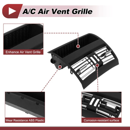 Rear Center Console Air Outlet Vent Grille for BMW 520i 528i (2000-2007)