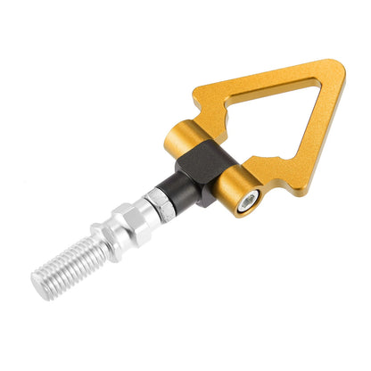 Gold Tone Triangle Front Bumper Tow Hook for Honda