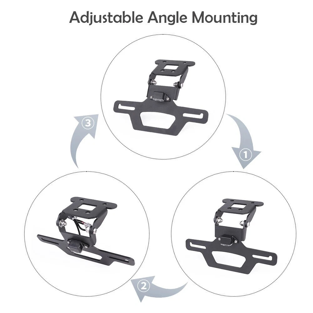 Tail Tidy Eliminator Plate Holder for Kawasaki Ninja 400 (2018–2024)