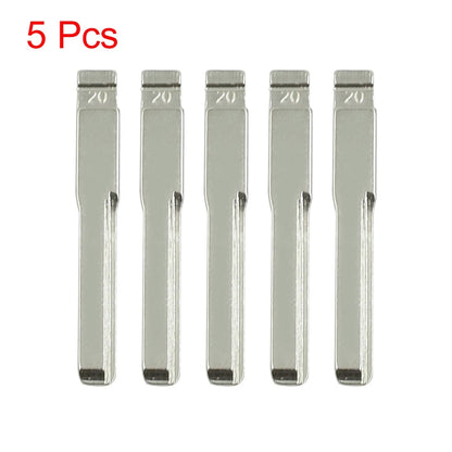 5 x Metal Car Flip Remote Folding Key Blades for Mercedes Benz C E Series