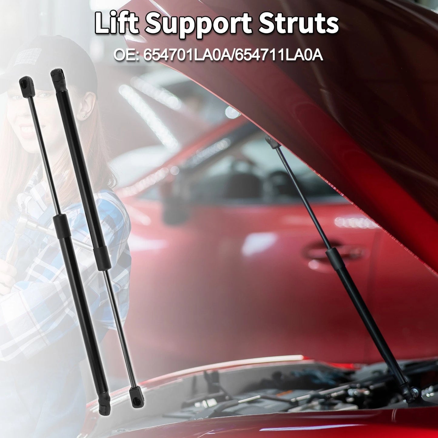 Front Hood Lift Supports Struts for Infiniti QX56 (2011-2013)