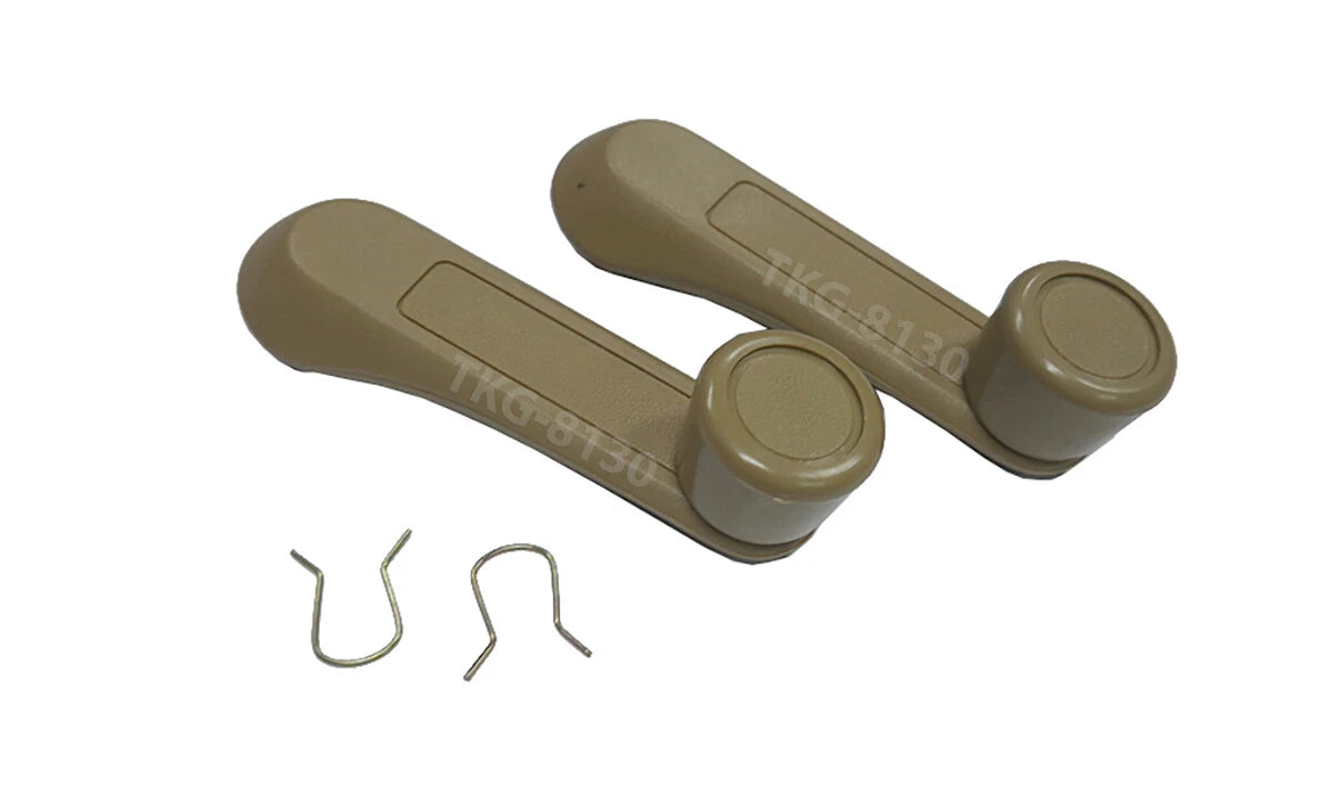 Window Crank Handle 2 x OEM Cream for Isuzu Rodeo Trooper (1988-1995)