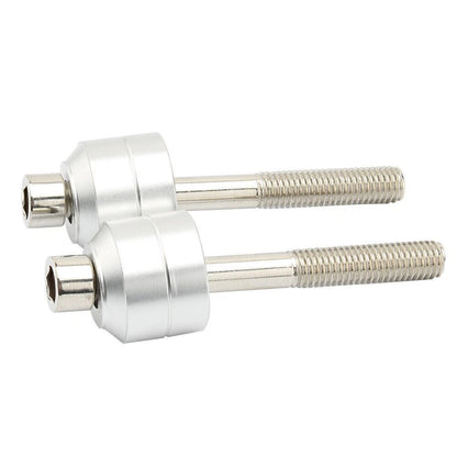 20mm Handle Bar Risers for BMW F800GS F700GS F650 (2008-2023) - Silver Pair