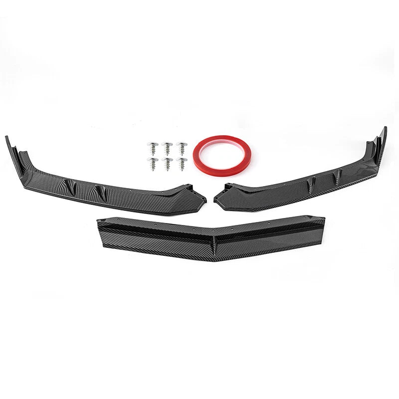 Front Bumper Lip Splitter Diffuser for Corvette C8 Z51 2020-2023 Carbon Fiber