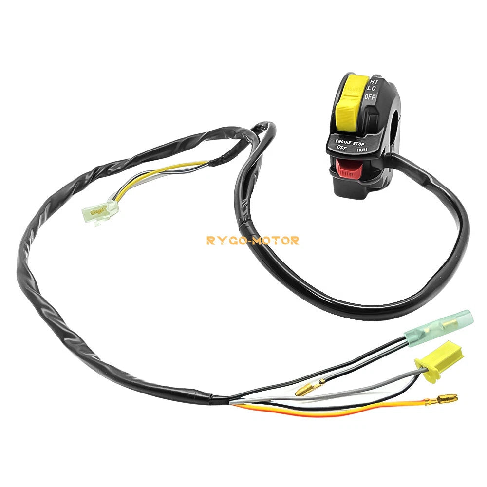 Handlebar Stop Kill Switch Headlight for Suzuki Quadsport LT250S(1989–1990)