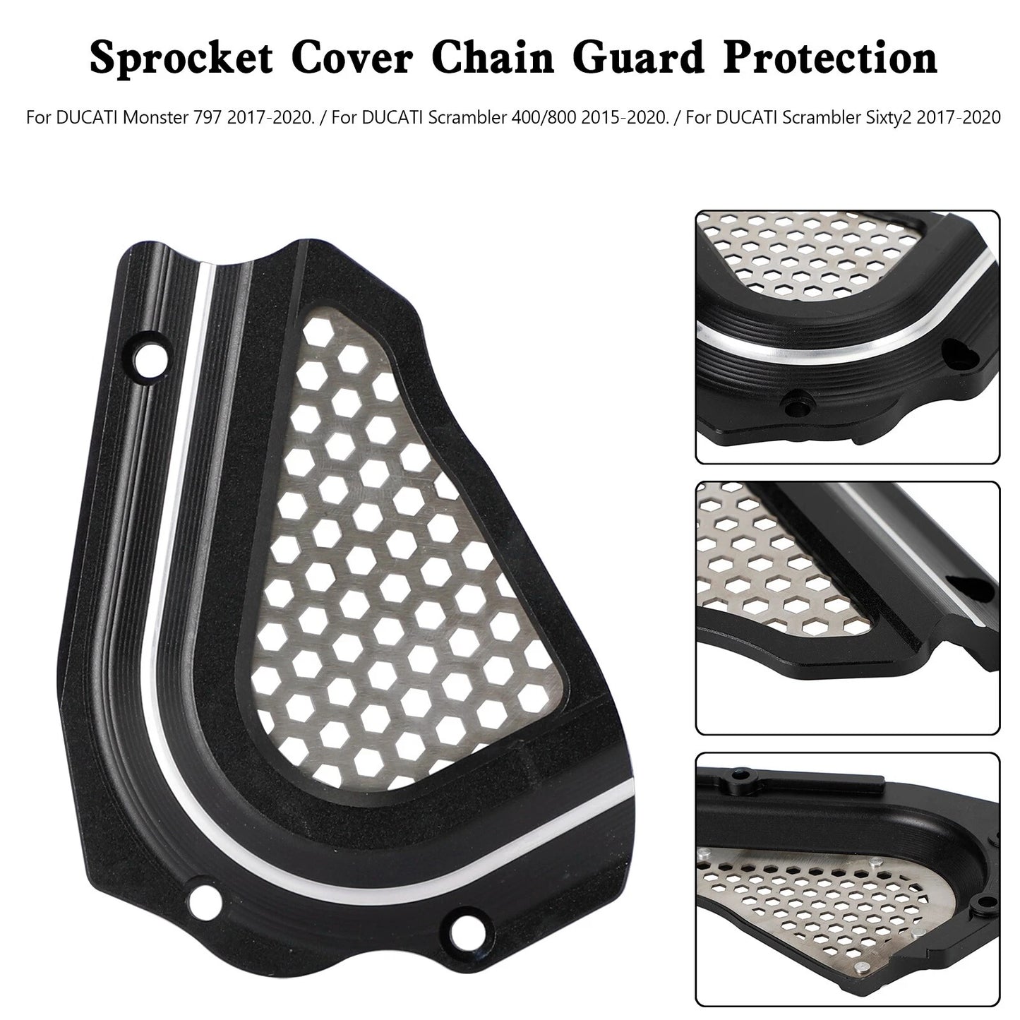 Sprocket Cover for Ducati Scrambler 400/800, Monster 797 (2015-2023)