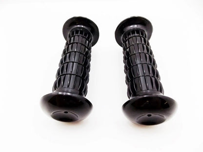 Black Hand Grip Set for Kawasaki KZ440 (1980-1982) - Left & Right Pair